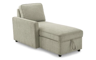 laf corner chaise w/storage kerle fog2650416 ashley