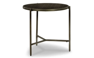 ROUND END TABLE Doraley Brown/GrayT793-7 ASHLEY