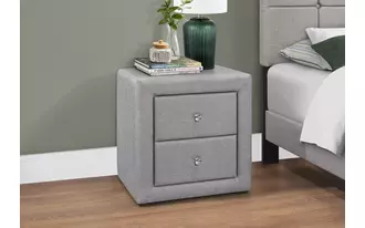 nightstand - 21 h - grey linen  