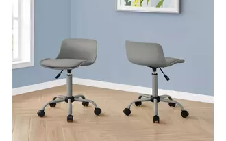 office chair - grey juvenile - multi-position  in  by monarch specialties