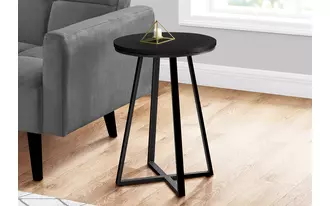 accent table - 22 h - black - black metal
