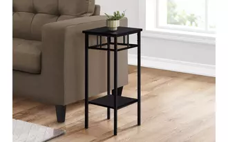 accent table - 28 h - black - black metal