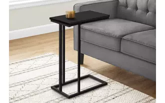 accent table - 25 h - black - black metal