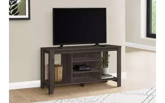 tv stand - 48 l - brown oak