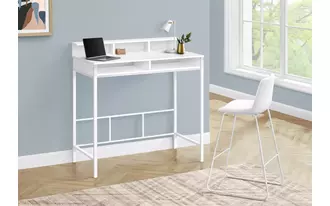computer desk - 48 l - white - white standing height