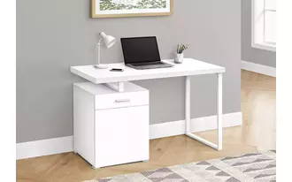 computer desk - 48 l - white left or right facing