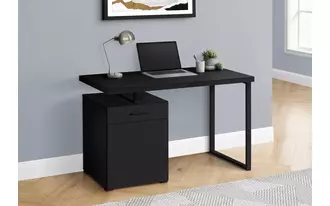 computer desk - 48 l - black left or right facing