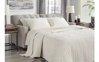 Ashley mahoney full sofa sleeper in pebble