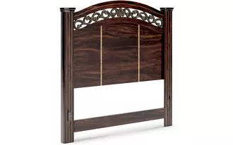 Ashley glosmount queen poster headboard in two-tone