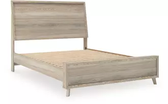 Ashley hasbrick queen/king platform rails in tan