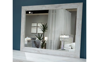 BEDROOM MIRROR Cayboni WhitewashB3788-36 ASHLEY