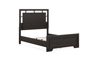 TWIN/FULL BED RAILS Covetown Dark BrownB441-83 ASHLEY