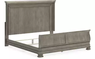 ck sleigh footboard w/rails lexorne gray