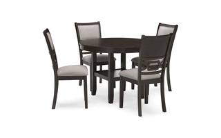 DINING ROOM TABLE SET (5/CN) Langwest BrownD422-225 ASHLEY