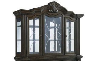 DINING ROOM HUTCH Maylee Dark BrownD947-81 ASHLEY