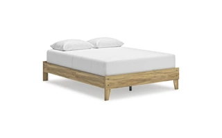 QUEEN PLATFORM BED Bermacy BrownEB1760-113 ASHLEY