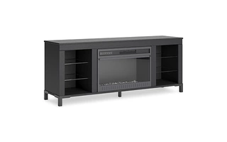 W2721-168 Cayberry TV STAND WITH FIREPLACE