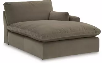 Ashley sophie raf corner chaise in cocoa