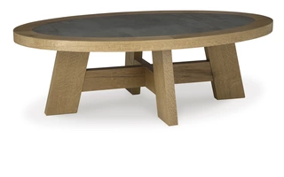 OVAL COFFEE TABLE Brinstead Light BrownT839-0 ASHLEY