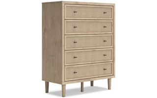 FIVE DRAWER CHEST ASHLEY Cielden Two-tone B1199-345