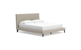 CAL KING UPH BED W/ROLL SLATS ASHLEY Cielden Two-tone B1199-94