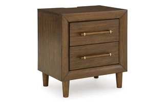 TWO DRAWER NIGHT STAND Lyncott BrownB615-92 ASHLEY