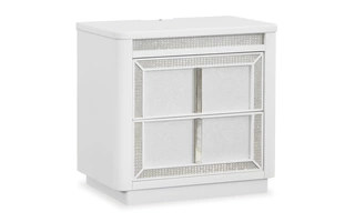 TWO DRAWER NIGHT STAND Chalanna WhiteB822-92 ASHLEY