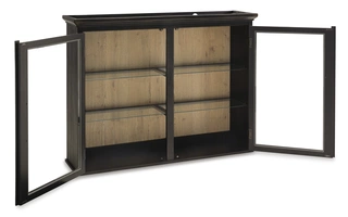 DINING ROOM HUTCH Galliden Black/BrownD841-81 ASHLEY