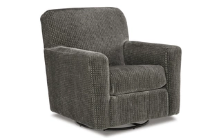 SWIVEL GLIDER ACCENT CHAIR Herstow CharcoalA3000366C ASHLEY