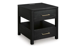 RECTANGULAR END TABLE Winbardi BlackT786-3 ASHLEY