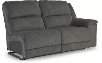 Ashley keensburg raf rec power loveseat in smoke