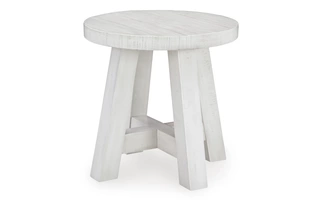 ROUND END TABLE Jallison Off WhiteT727-6 ASHLEY