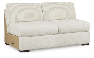 ARMLESS LOVESEAT Chessington Ivory6190434 ASHLEY