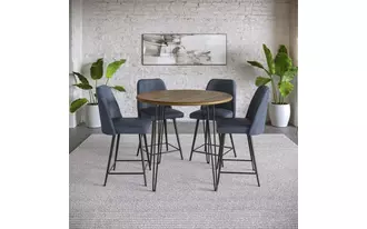 round counter table w/hairpin legs brennan dining brennan in  by jofran