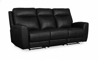 P2 POWER LEATHER RECLINING SOFA BLACK 3225PRSBLK 3225PRSBLK ISELLA SOFA