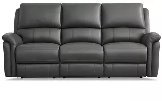 LEATHER RECLINING SOFA DARK GREY 1273RCLSOFADG 1273RCLSOFADG EXACT