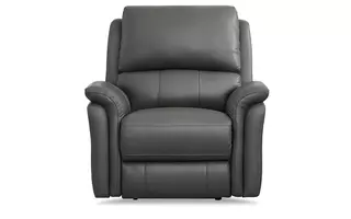 LEATHER RECLINER DARK GREY 1273RECLINERDG 1273RECLINERDG EXACT