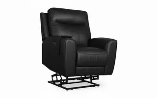 LEATHER LIFT CHAIR BLACK 3225LIFTBLK 3225LIFTBLK ISELLA SOFA