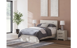 twin/full platform rails lawroy light naturalB2310-89 ashley