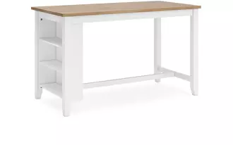 rect dining room counter table gesthaven in natural/white by ashley