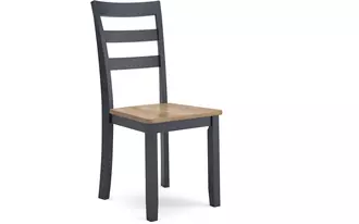 dining room side chair (2/cn) gesthaven in natural/blue by ashley