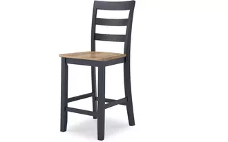 barstool (2/cn) gesthaven in natural/blue by ashley