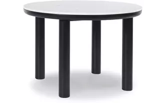 round dining room table xandrum in black by ashley