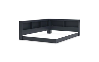 Bookcase Storage w/Side Rail Simmenfort Navy BlueEB1528-182 ASHLEY FURNITURE