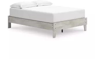 full platform bed shawburn in gray by ashley