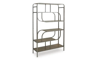 Bookcase Jaddon Brown/Antique SilverA4000587 ASHLEY FURNITURE