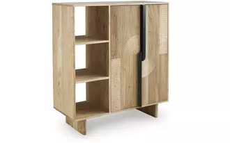 accent cabinet kierwell in natural by ashley