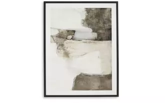 wall art aldricton in brown/white by ashley