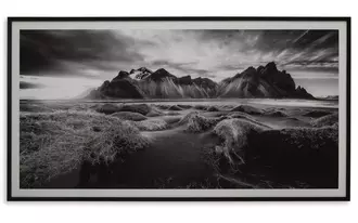 wall art delstone in black/white by ashley