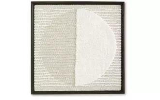 wall decor bachard in tan/white by ashley